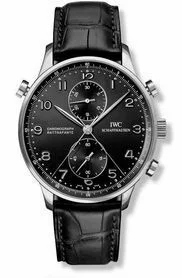 IWC Portugieser Chrono-Rattrapante Stainless Steel / Cortina IW3712-13 (3712-13, IW371213)
